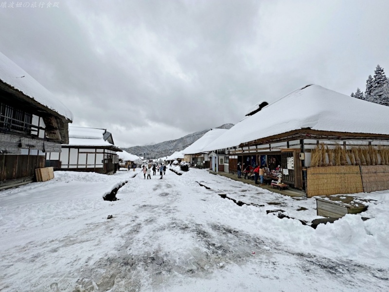 大內宿 蔥蕎麥,大內宿交通,大內宿自駕,大內宿觀景台,大內宿雪祭,大內宿點燈,福島景點 @壞波妞の旅行食踨