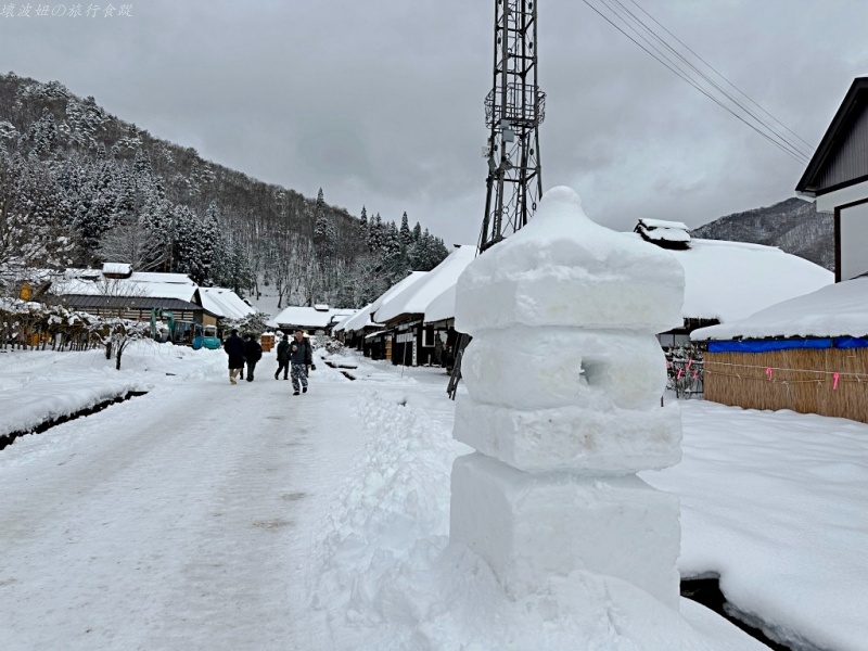 大內宿 蔥蕎麥,大內宿交通,大內宿自駕,大內宿觀景台,大內宿雪祭,大內宿點燈,福島景點 @壞波妞の旅行食踨